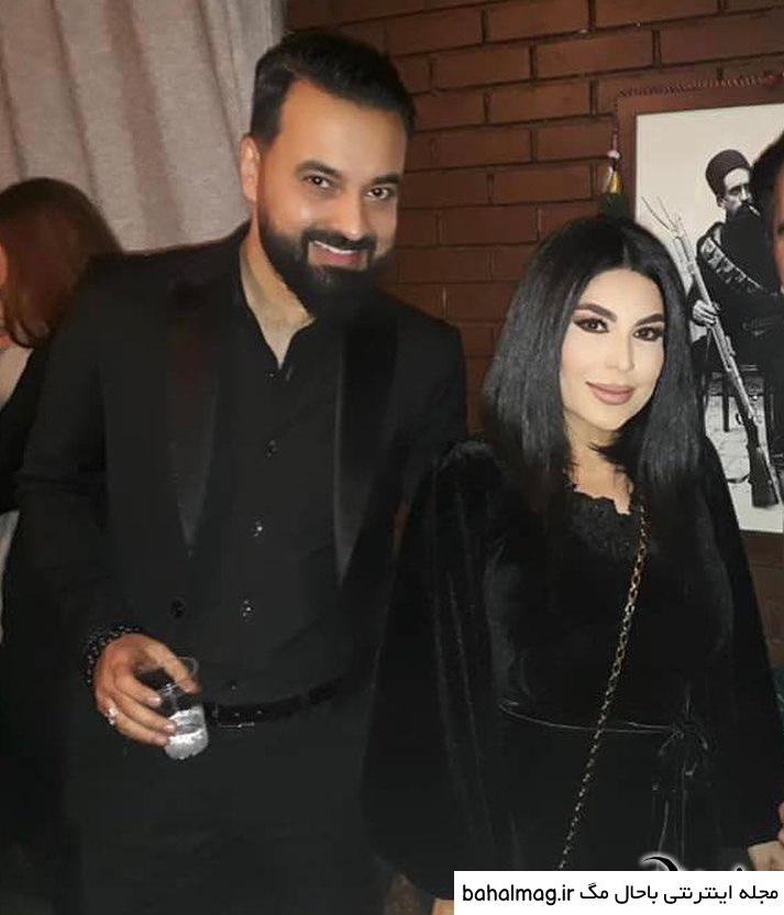 عکسهای آریانا سعید و همسرش