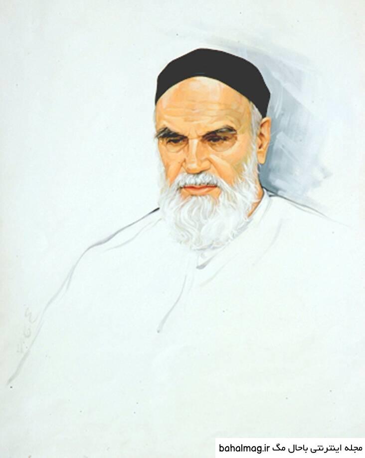 عکس امام خمینی برای رحلت