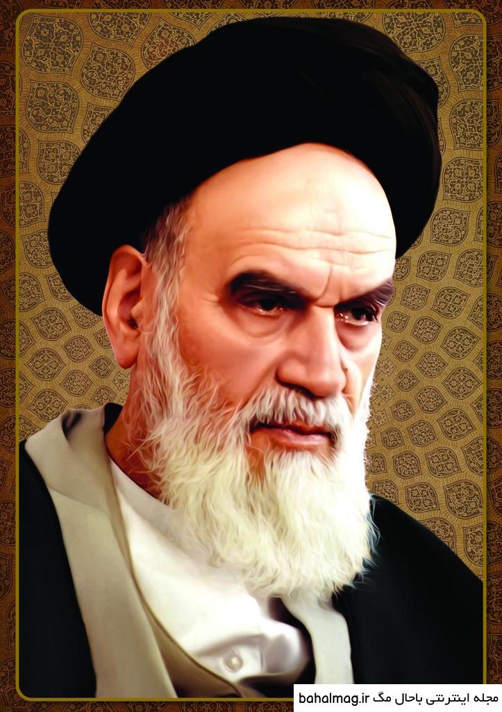 عکس امام خمینی و خامنه ای