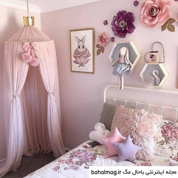 مجموعه عکس ایده تزیین اتاق دخترانه با وسایل دور ریختنی