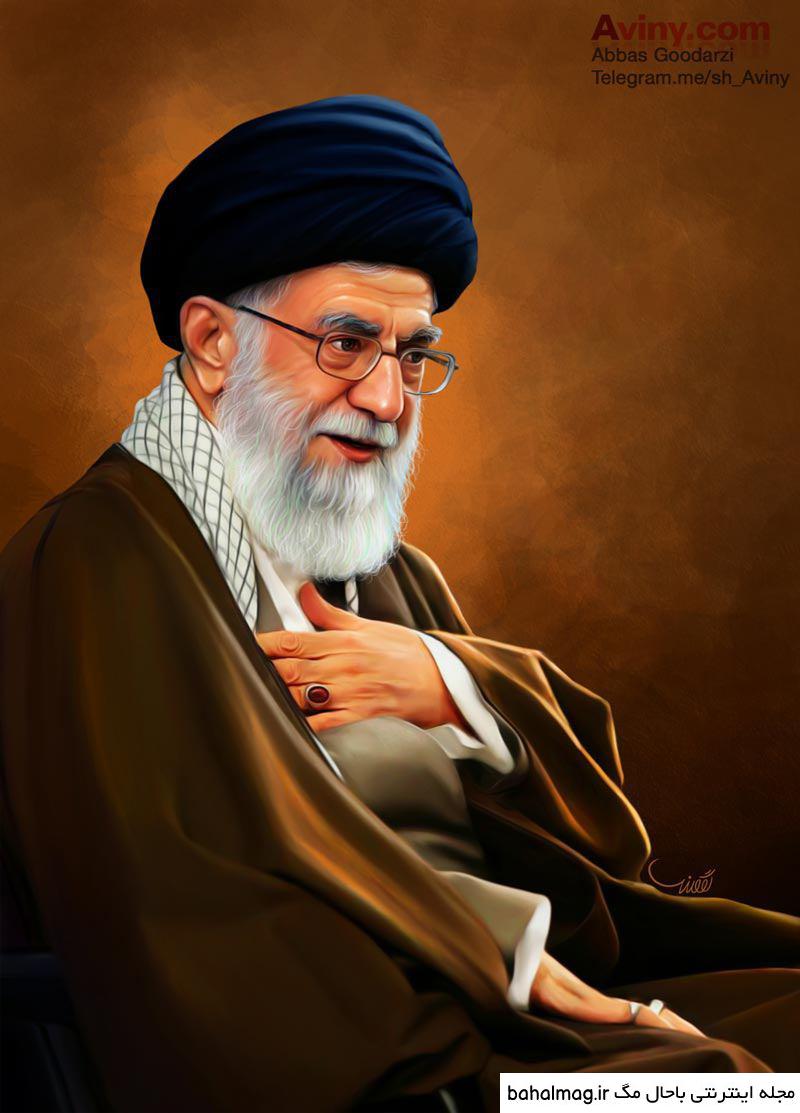 عکس با کیفیت از خامنه ای