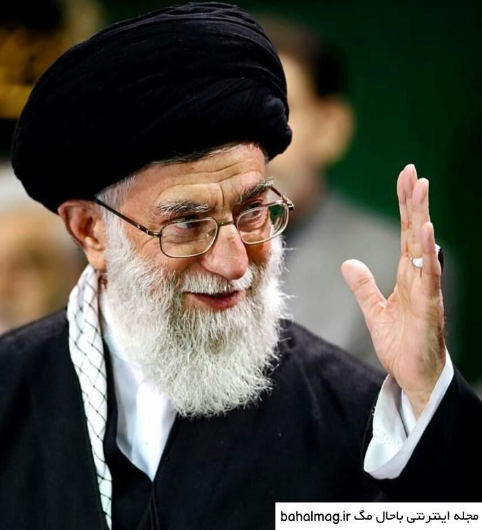 عکس با کیفیت خامنه ای و خمینی