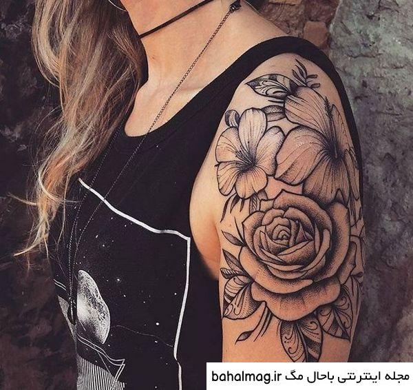 عکس تاتو زن سرخپوست