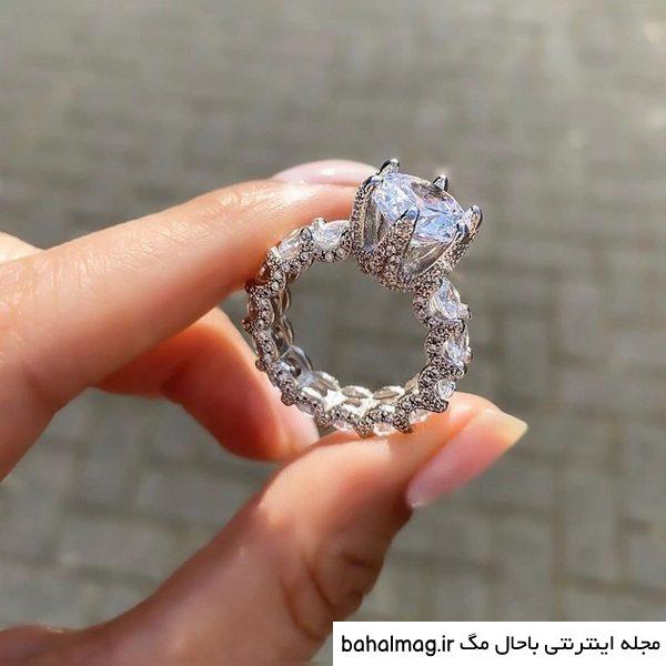 عکس حلقه ازدواج جفت تازه