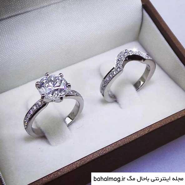 عکس حلقه ازدواج جفت خاص