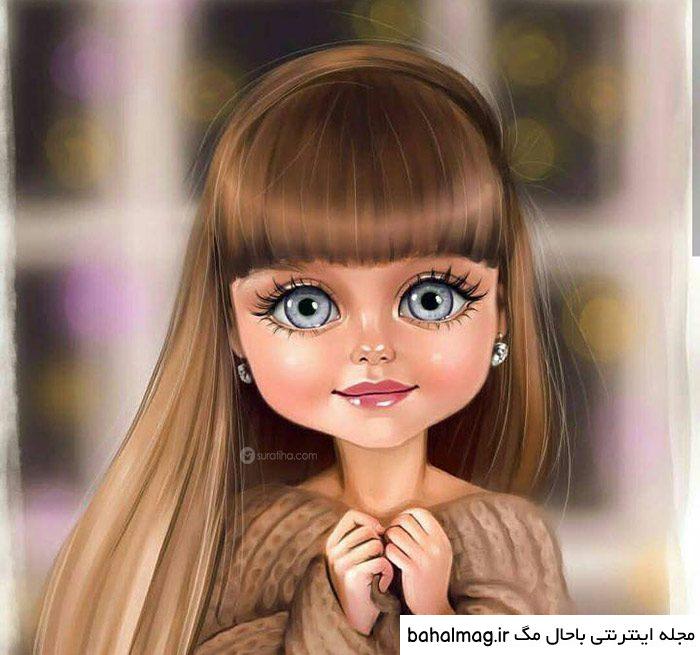 تازه ترین عکس دختر خوشگل نقاشی برای پروفایل