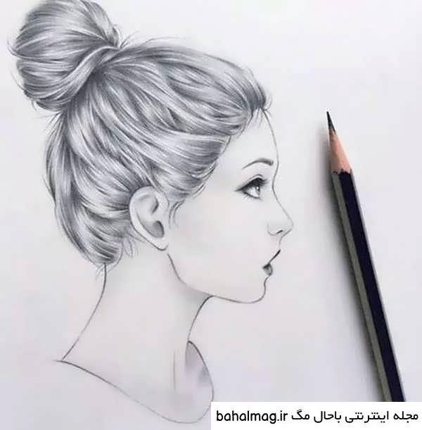جالب ترین عکس دختر خوشگل نقاشی برای پروفایل