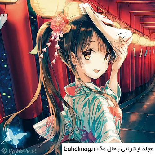 عکس دخترانه انیمه برای پروفایل