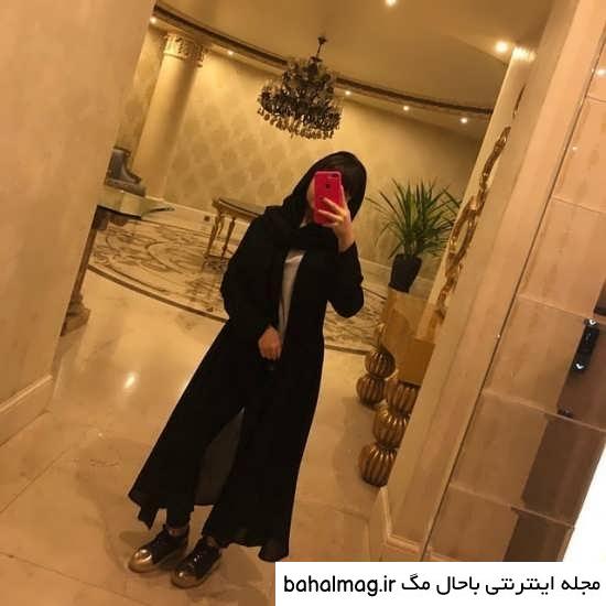 عکس دخترانه جلو اینه جدید