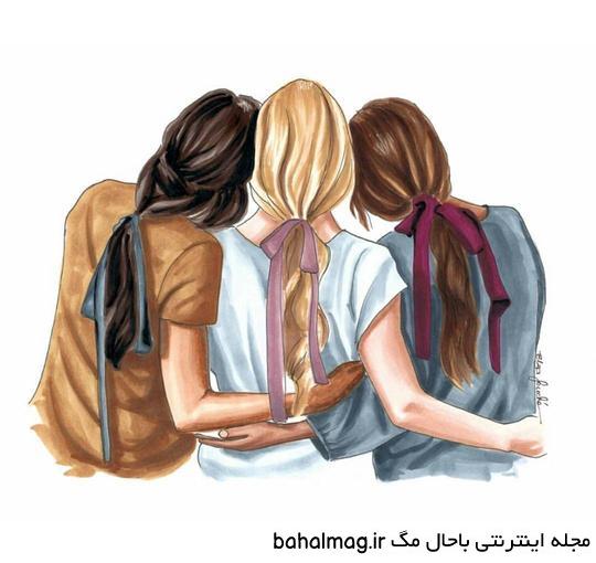 عکس دخترانه فانتزی سه نفره باحال مگ