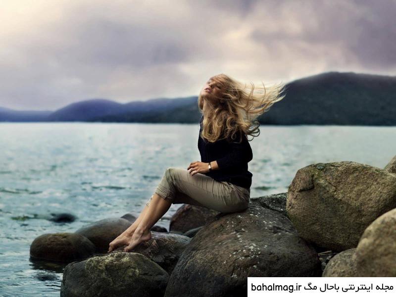 عکس دخترونه برای پروفایل کنار دریا خاص