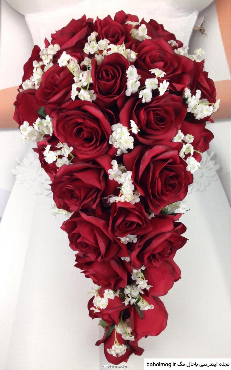 عکس دسته گل عروس و داماد