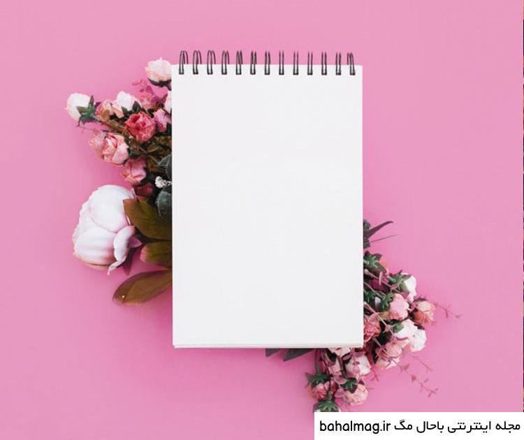 عکس ساده و زیبا برای نوشتن متن تازه