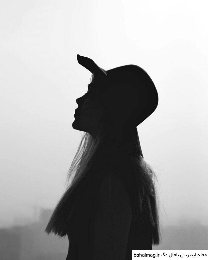 عکس پروفایل سفید مشکی