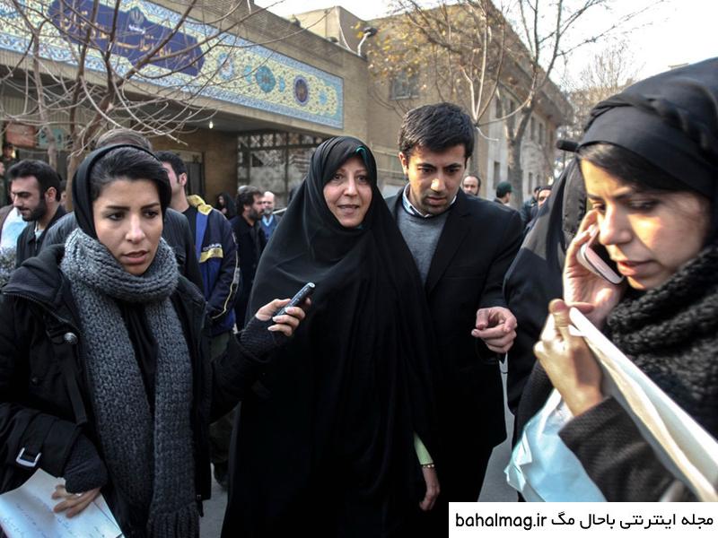 بهترین عکس فاطمه هاشمی رفسنجانی و همسرش