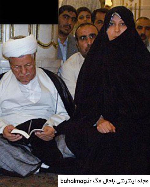 جالب ترین عکس فاطمه هاشمی رفسنجانی و همسرش