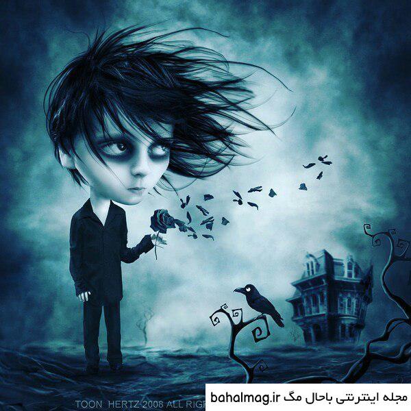 عکس فانتزی غمگین با کیفیت