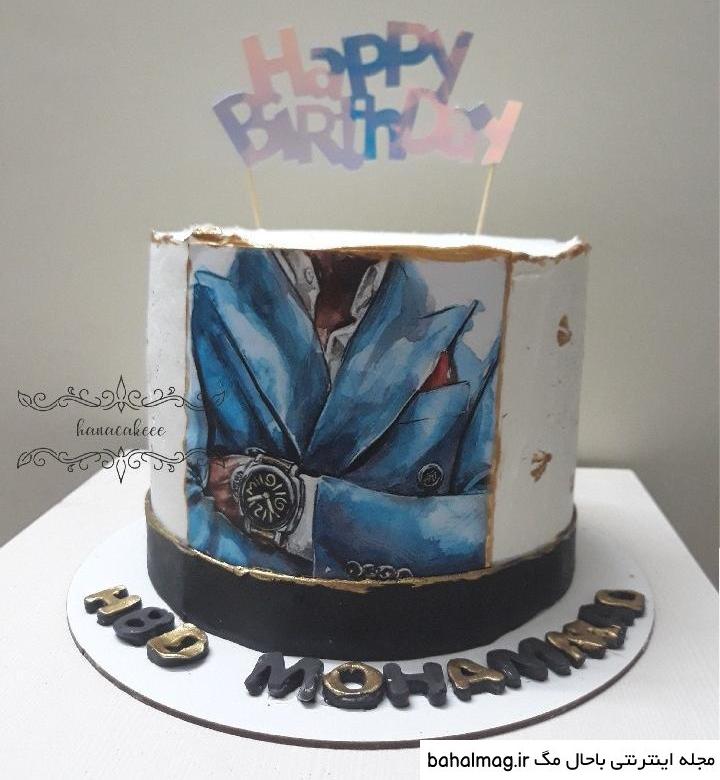 عکس مردانه برای کیک