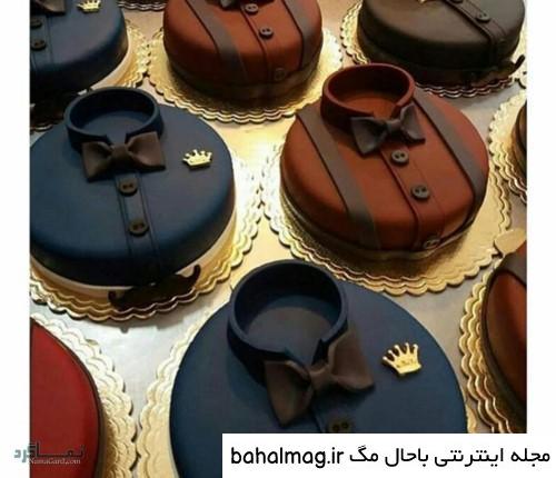 عکس مردانه روی کیک