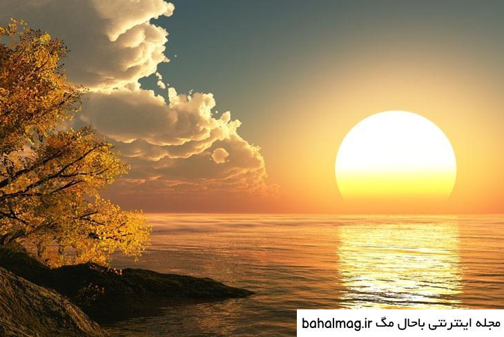 عکس منظره طلوع خورشید جدید