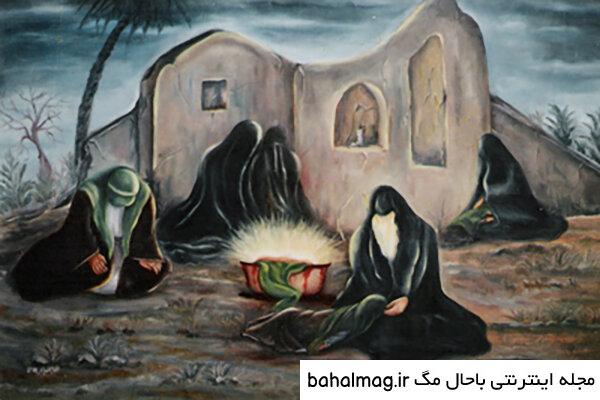 عکس نقاشی حضرت رقیه تازه