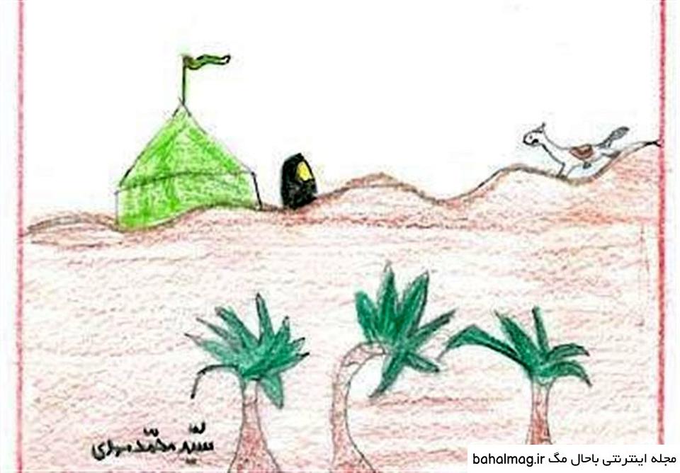 عکس نقاشی حضرت رقیه