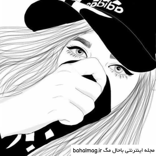 عکس نقاشی دخترانه اسپرت با کیفیت