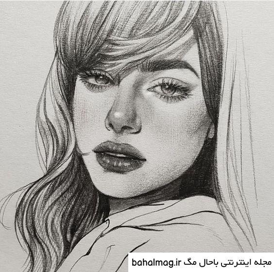 عکس نقاشی دخترانه اسپرت به روز