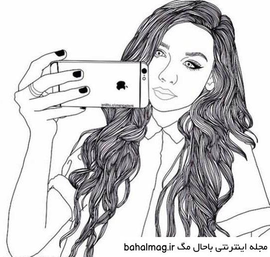 عکس نقاشی دخترانه اسپرت تازه