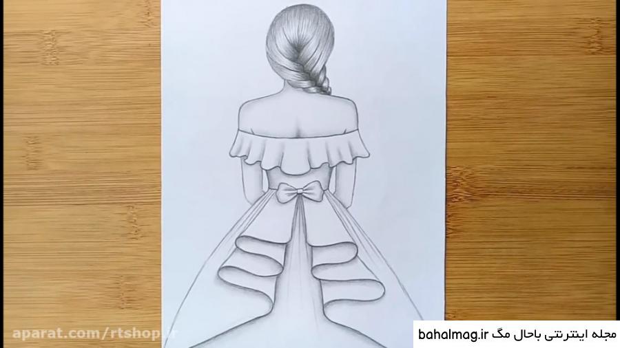 عکس نقاشی دخترانه نوجوان به روز
