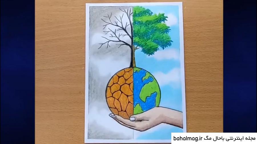 عکس نقاشی صرفه جویی برق دانلود