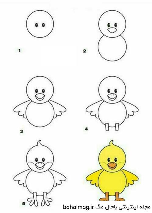 بهترین عکس نقاشی صورت حیوانات ساده