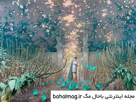 عکس نقاشی صورت دختر فانتزی دانلود