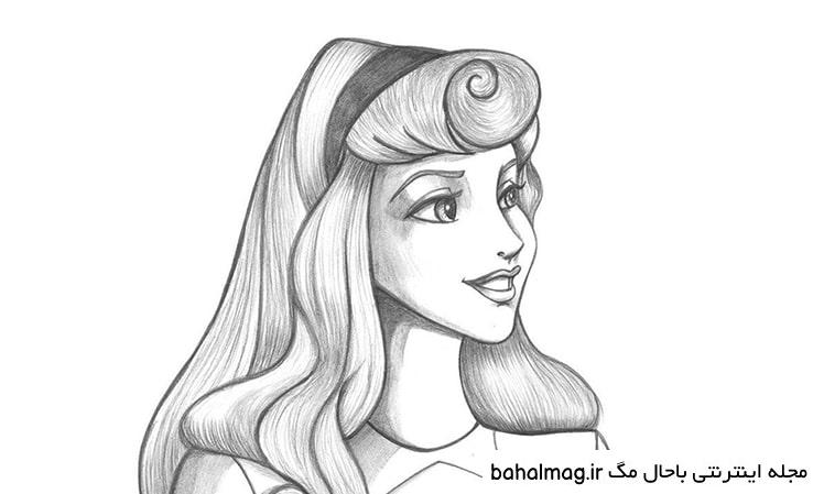 عکس نقاشی چهره دختر فانتزی
