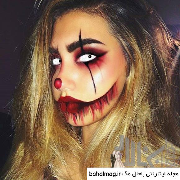 بهترین عکس نقاشی صورت هالووینی