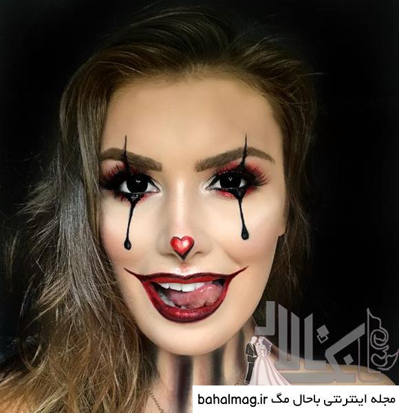 جالب ترین عکس نقاشی صورت هالووینی