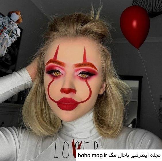 جدیدترین عکس نقاشی صورت هالووینی