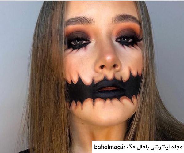 عکس نقاشی صورت هالووینی جدید