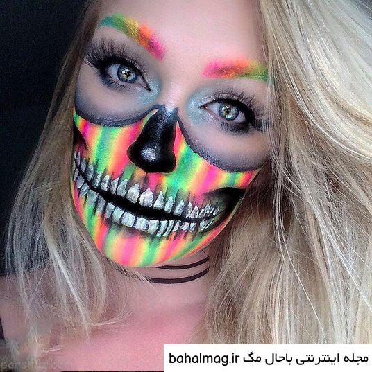 مجموعه عکس نقاشی صورت هالووینی