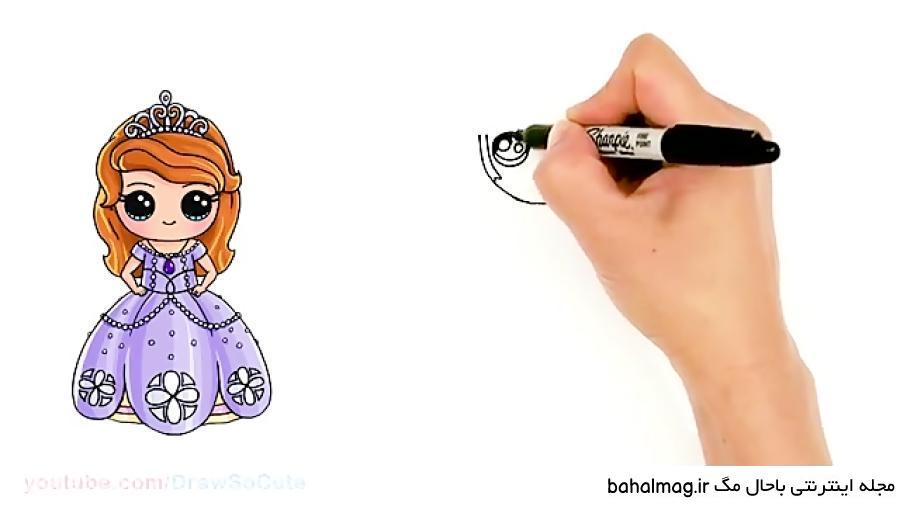 عکس نقاشی فانتزی عروسکی ساده تازه