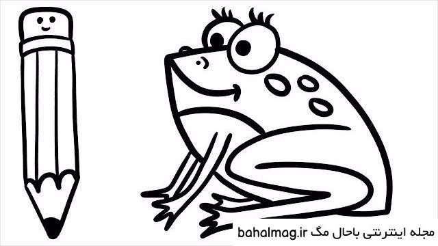 عکس نقاشی فانتزی قورباغه خاص