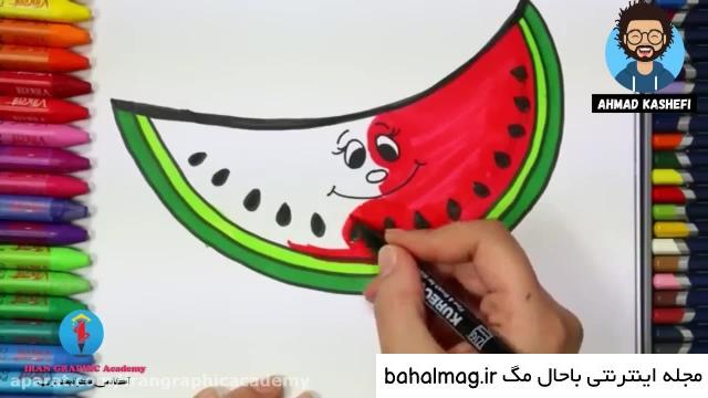 عکس نقاشی فانتزی هندوانه خاص