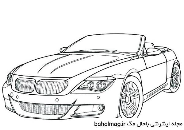 عکس نقاشی ماشین کودکانه خاص