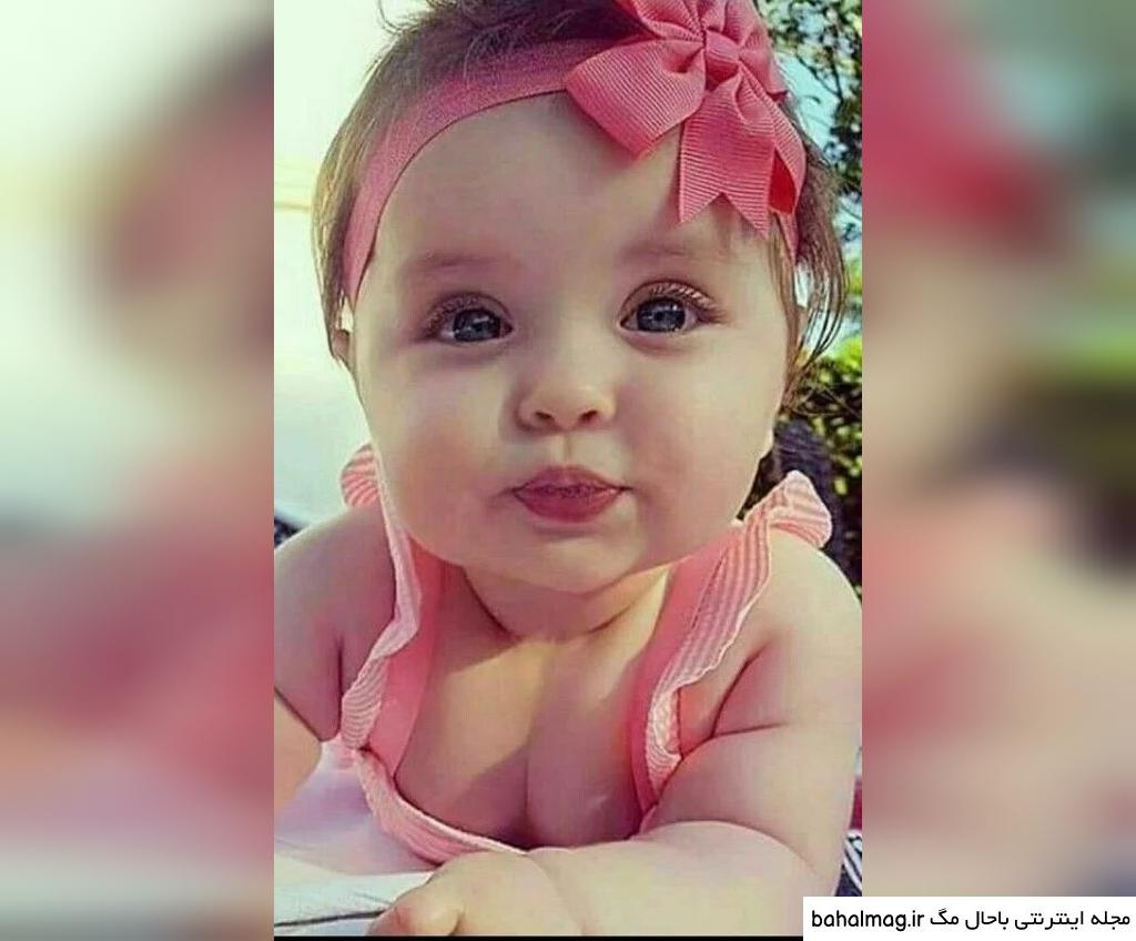 بهترین عکس نی نی خوشگل چشم مشکی