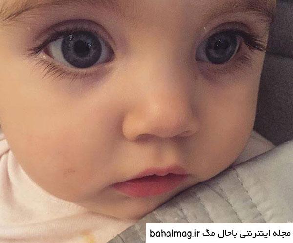 عکس نی نی خوشگل چشم مشکی جدید