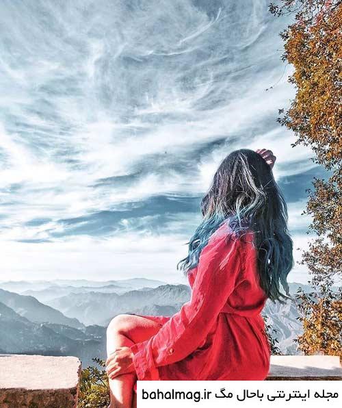 عکس پروفایل دختر طبیعی از پشت باحال مگ