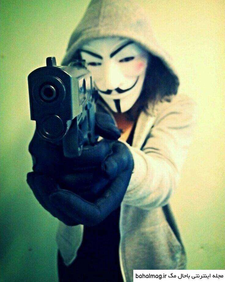 عکس پروفایل پسرانه نقاب دار