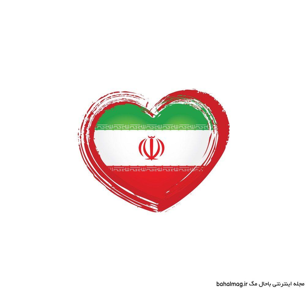 عکس پرچم ایران برای تبلیغات شورای دانش آموزی