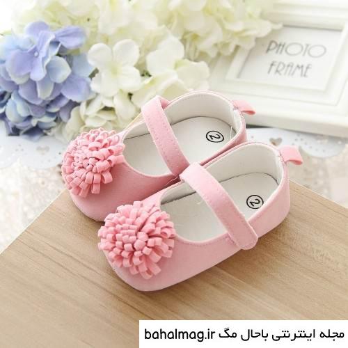 عکس کفش نوزاد دختر جدید