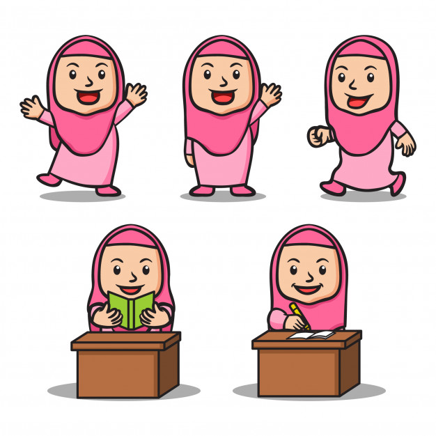 ناب ترین عکس کلاس زبان دخترانه کارتونی